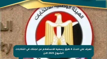 تعرف على أحدث 4 طرق رسمية للاستعلام عن لجنتك في انتخابات الشيوخ 2025 الآن
